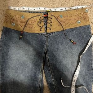 Vintage Western Low Rise Bootcut Dollhouse Jeans
